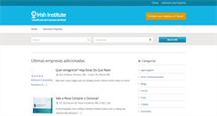 Desktop Screenshot of irishinstitute.com.br