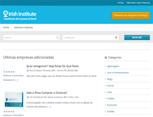 Tablet Screenshot of irishinstitute.com.br